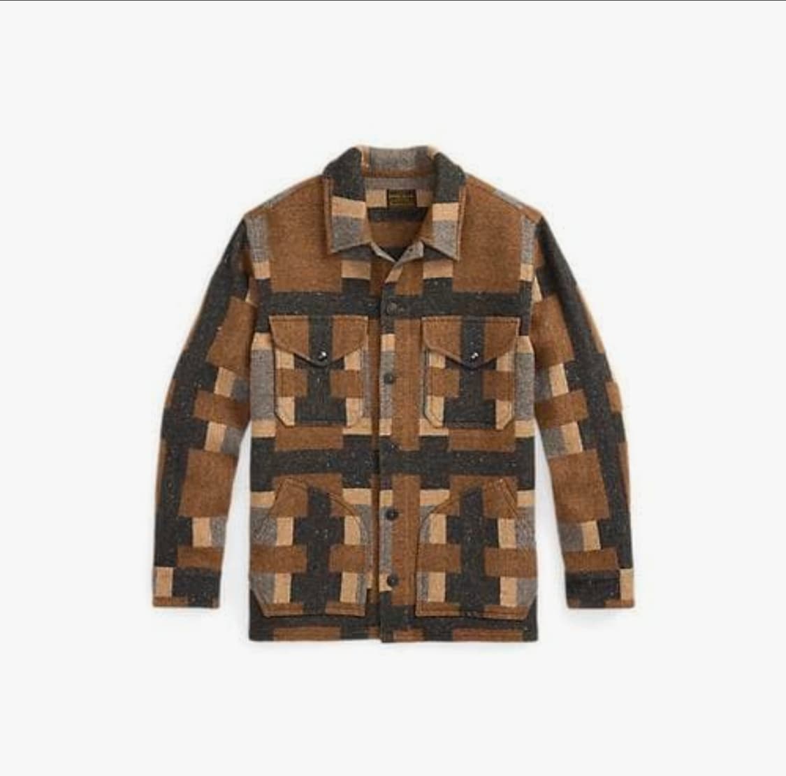 RRL 울 블렌드 자카드 셔츠 재킷 상품이미지1