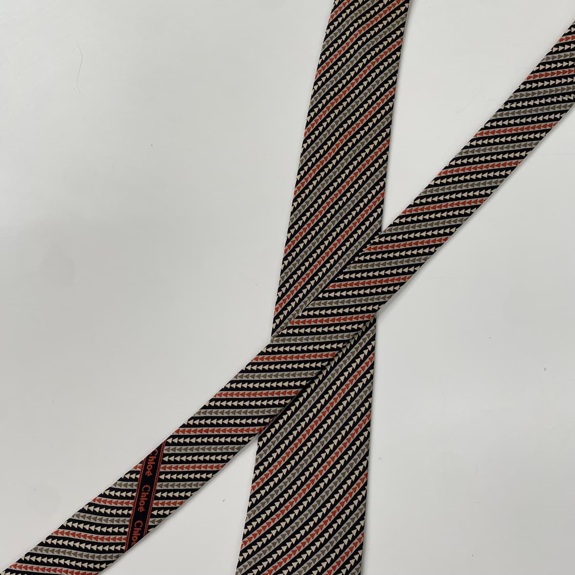 끌로에(chloe) 명품 정품 넥타이 7.6cm 상품이미지4