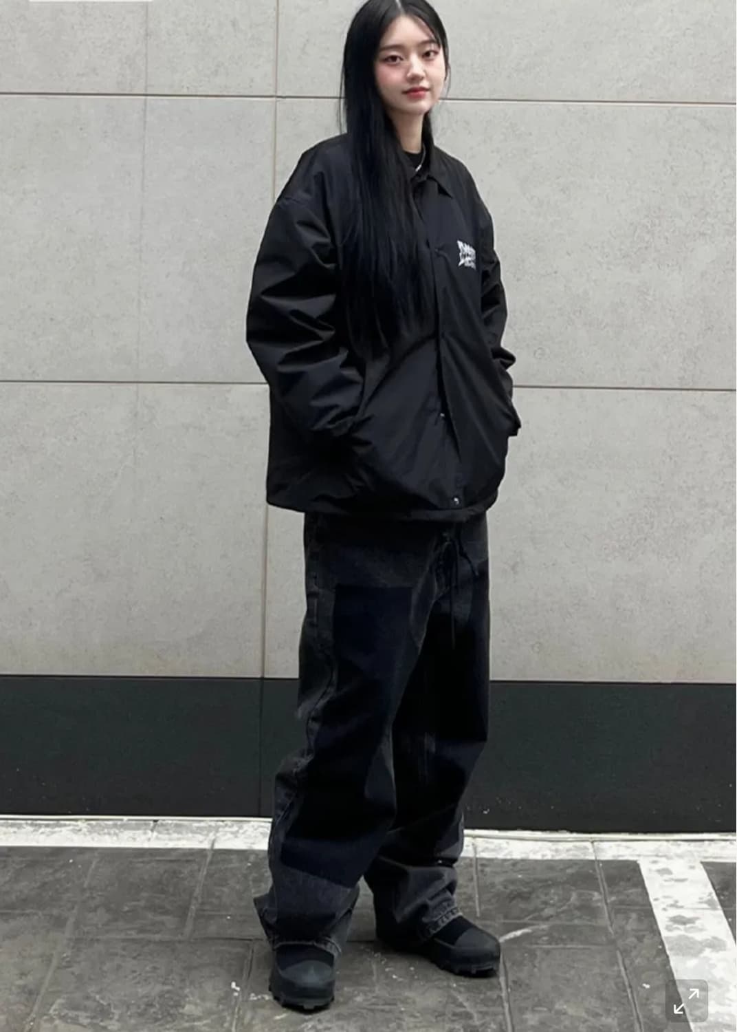 엑스트라오디너리 B.S.C anime 코치 자켓 블랙 L 상품이미지4