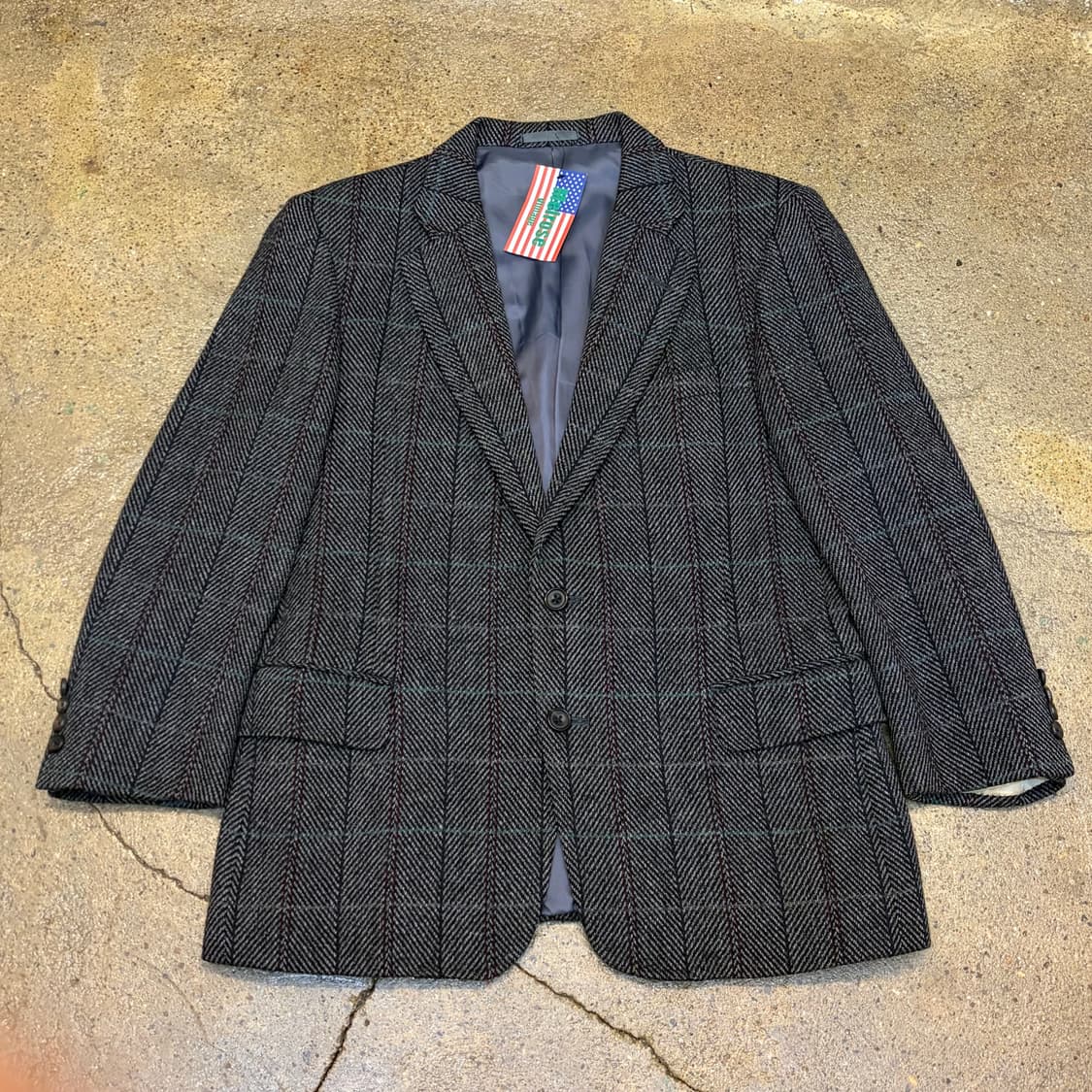 90s USA 폴로랄프로렌 정품 빈티지 울 블레이저 정장 마이 상품이미지1