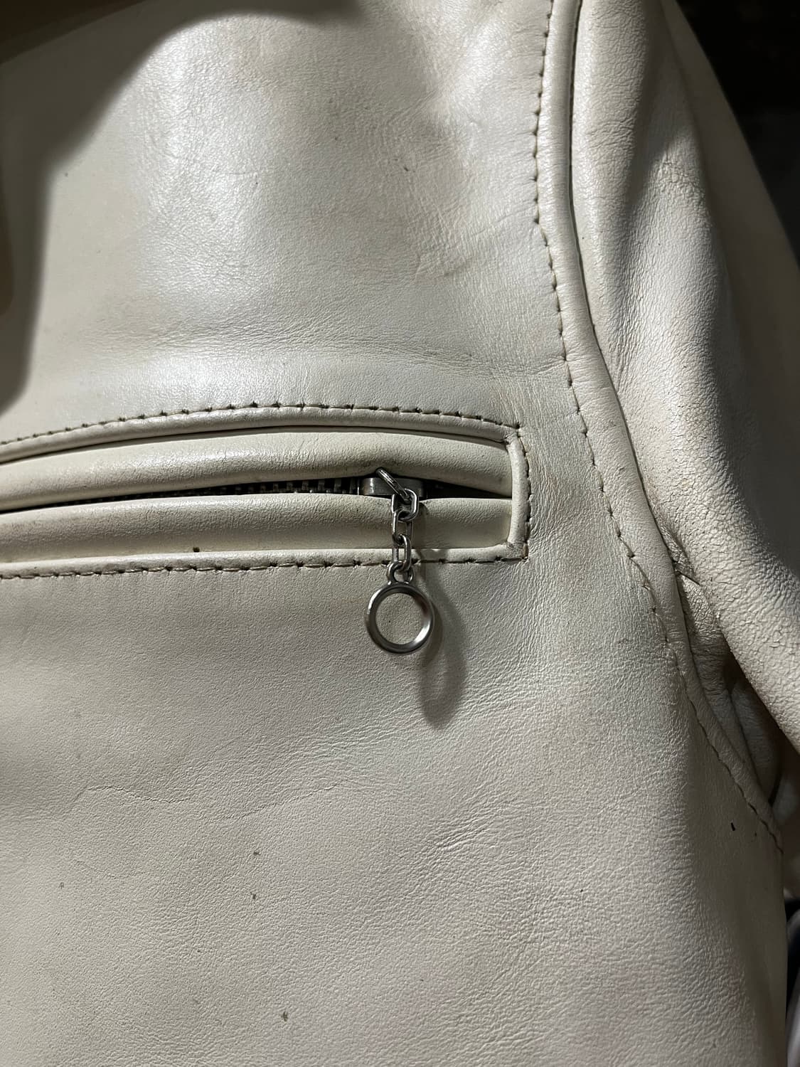 COOL SCAT 쿨스캐트 소가죽 싱글 레더 자켓 상품이미지5