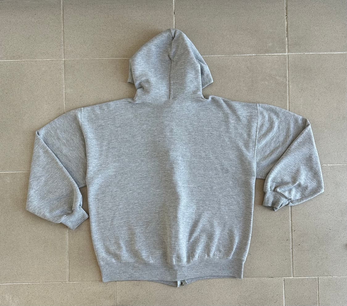 90s 빈티지 러셀 후드집업 그레이 XL USA 상품이미지2