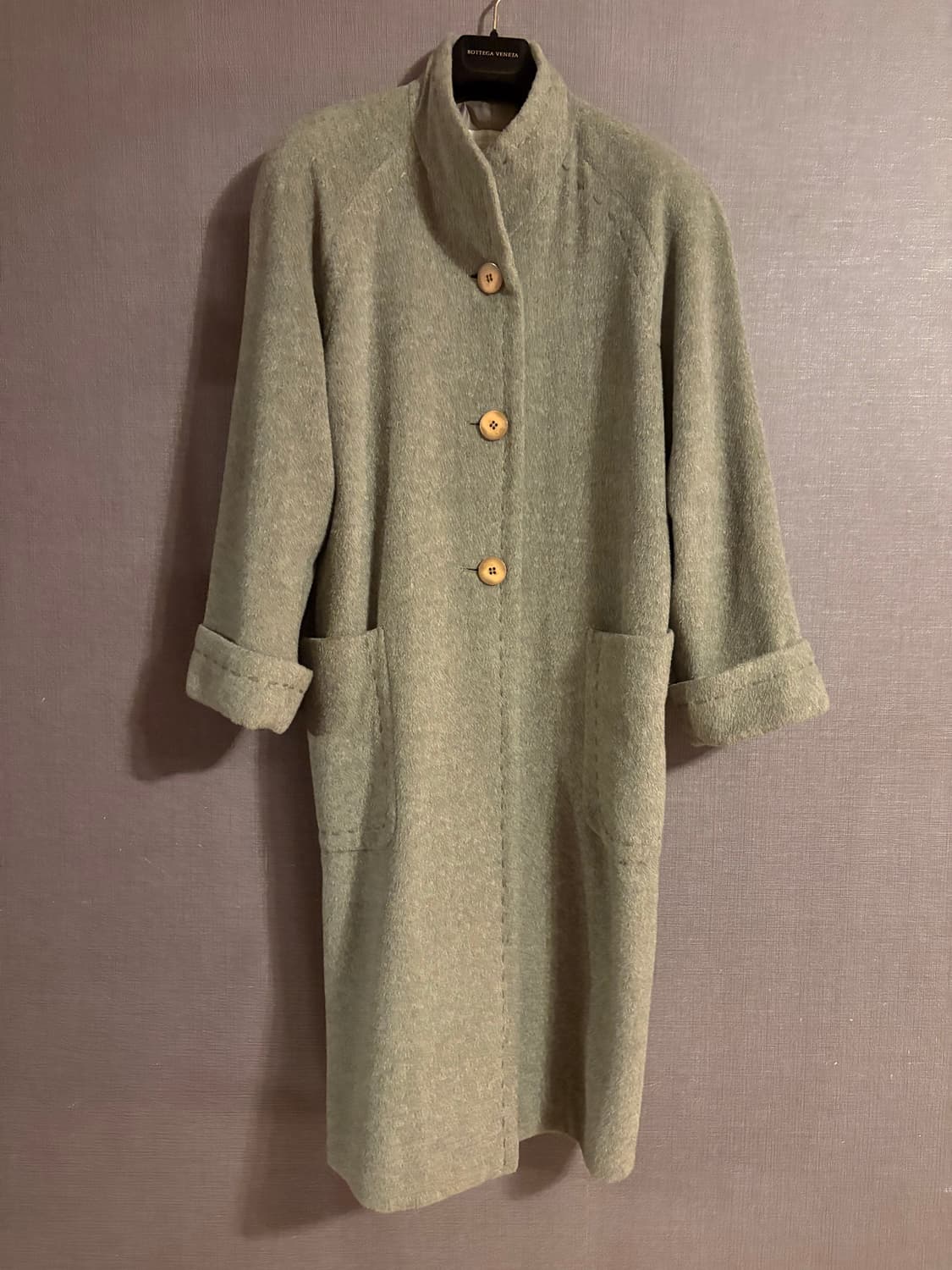 Cresendo More 올리브 롱 코트 상품이미지1