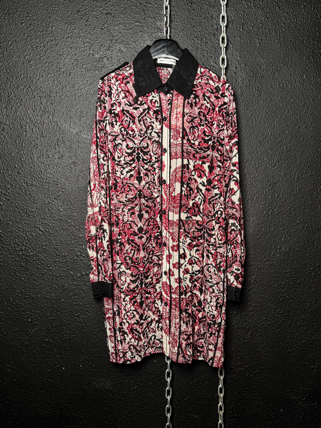 Damask Pattern Long Shirt 상품이미지7