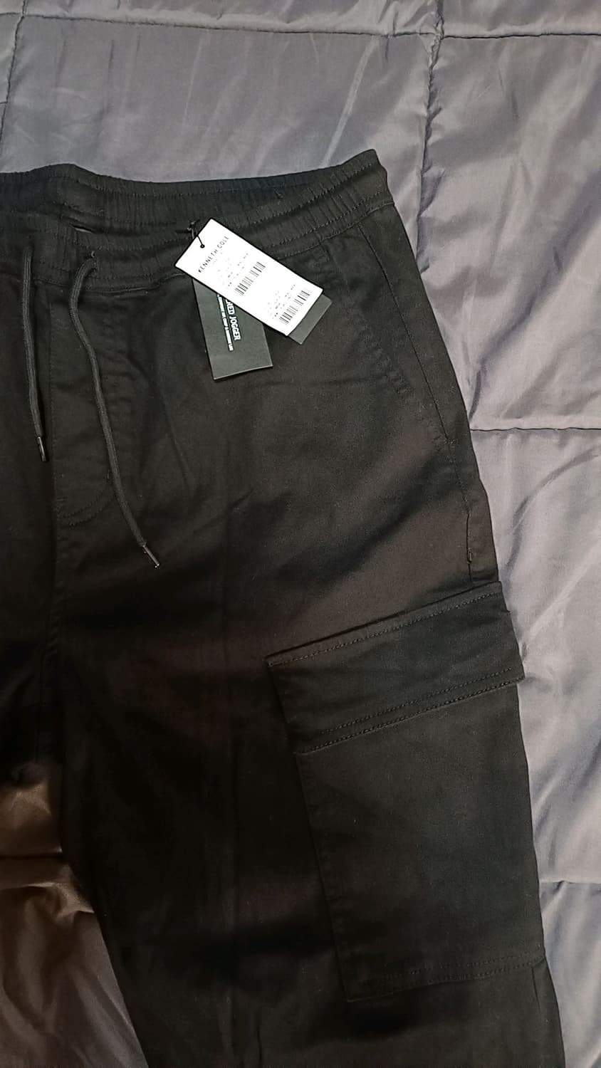 케네스콜 미사용 스판카고조거팬츠 34인치 기장99 상품이미지3