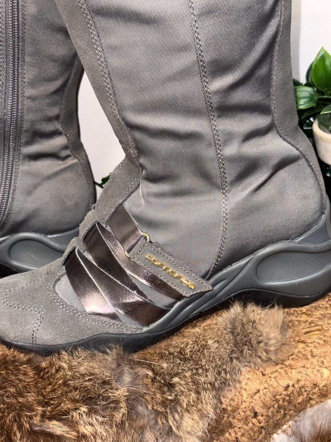 Fornarina hidden heel cozy long boots 상품이미지4