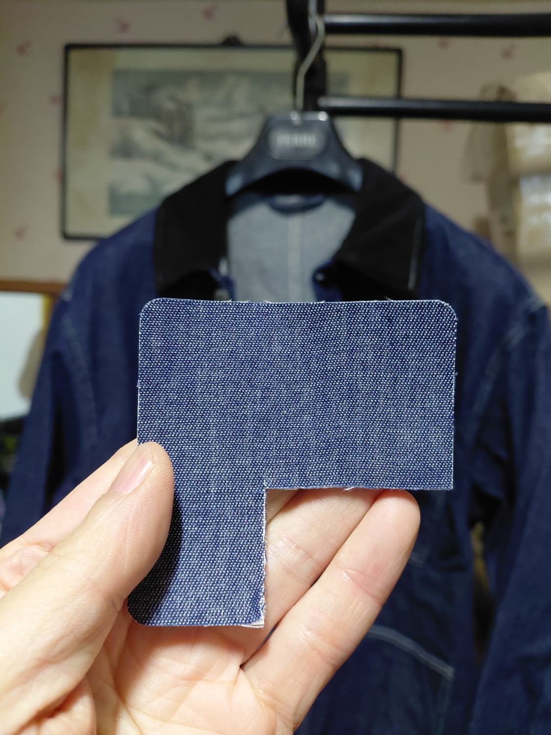 [GU]데님 초어 자켓 XL(105~110)사이즈 상품이미지9