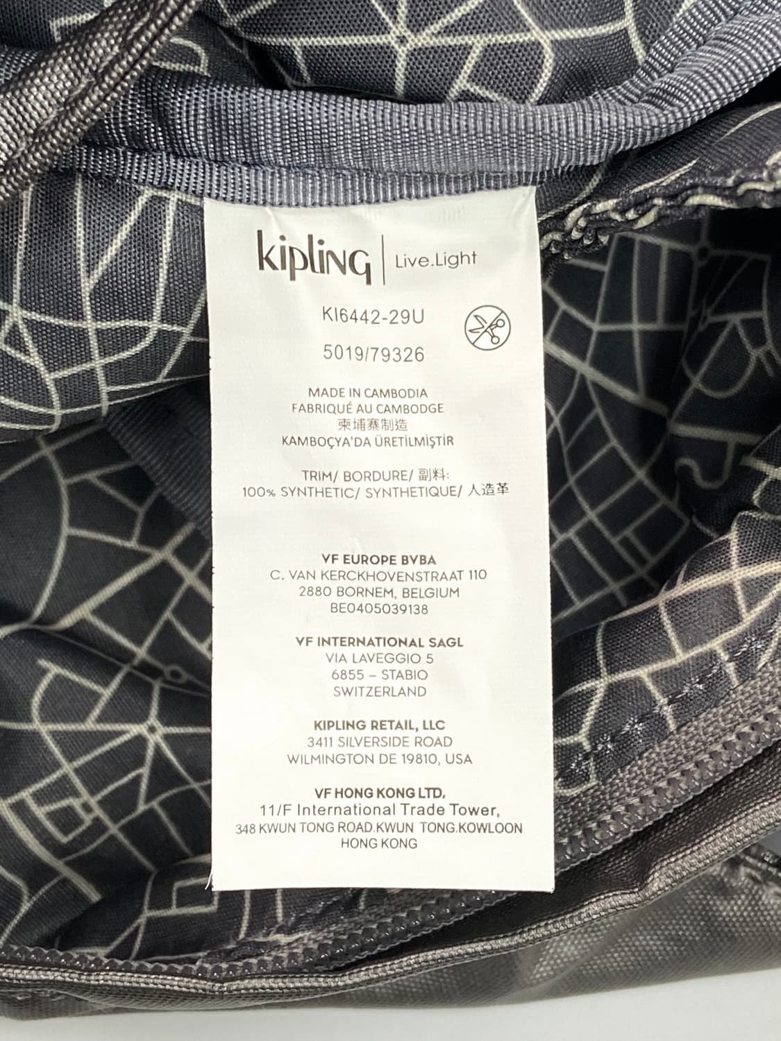 Kipling Mini Backpack silver 상품이미지7