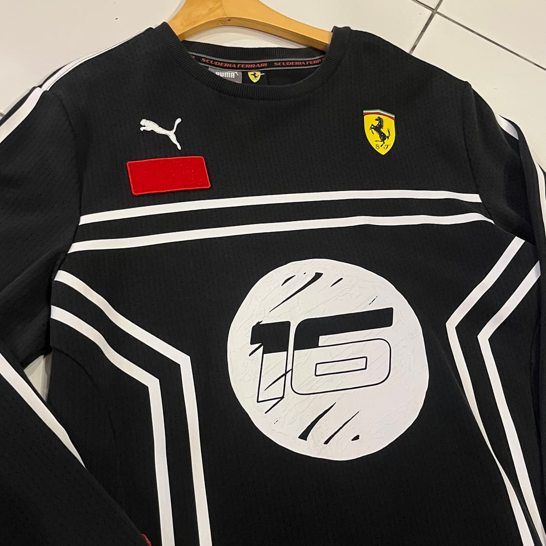 퓨마 x 페라리 블랙 롱슬리브  상품이미지2