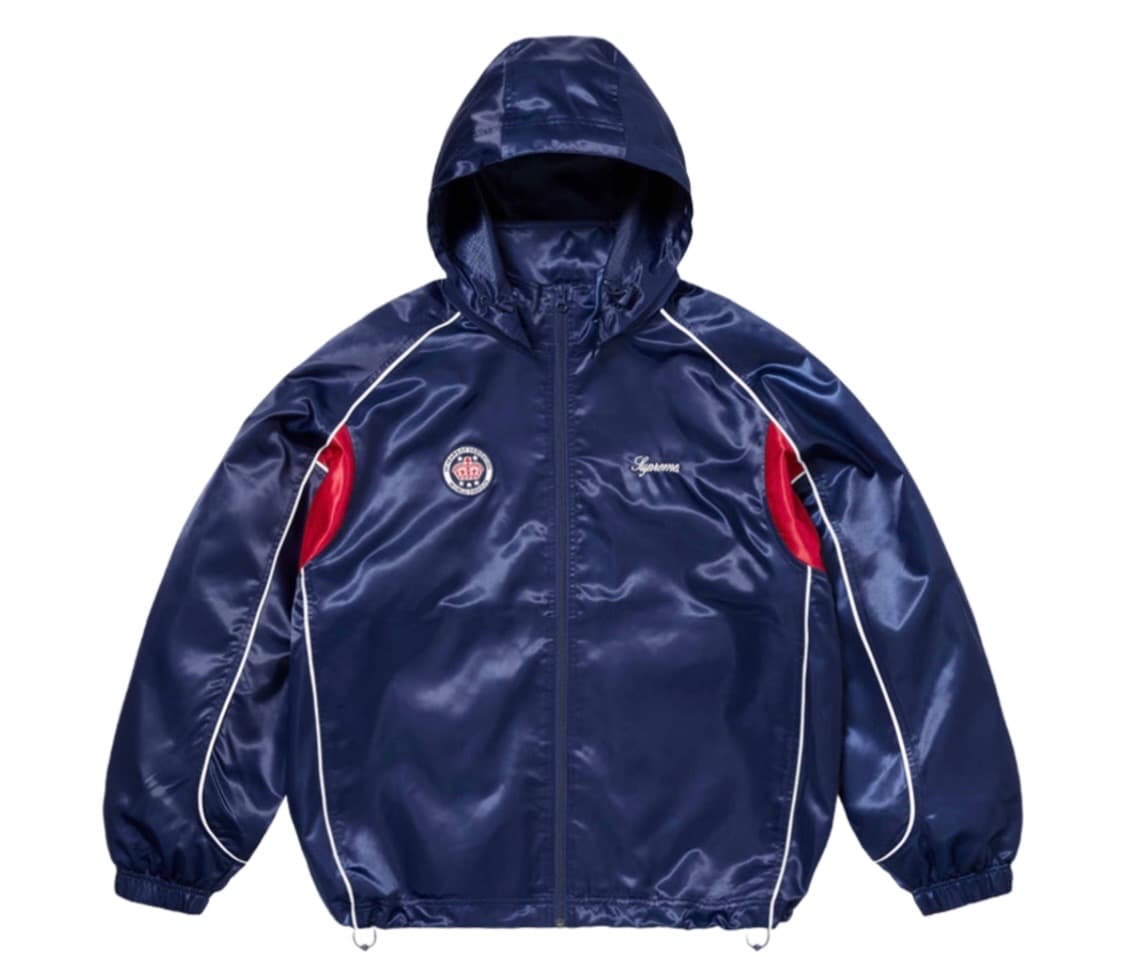 슈프림 사틴 후드 트랙 자켓 네이버 24ss 상품이미지3