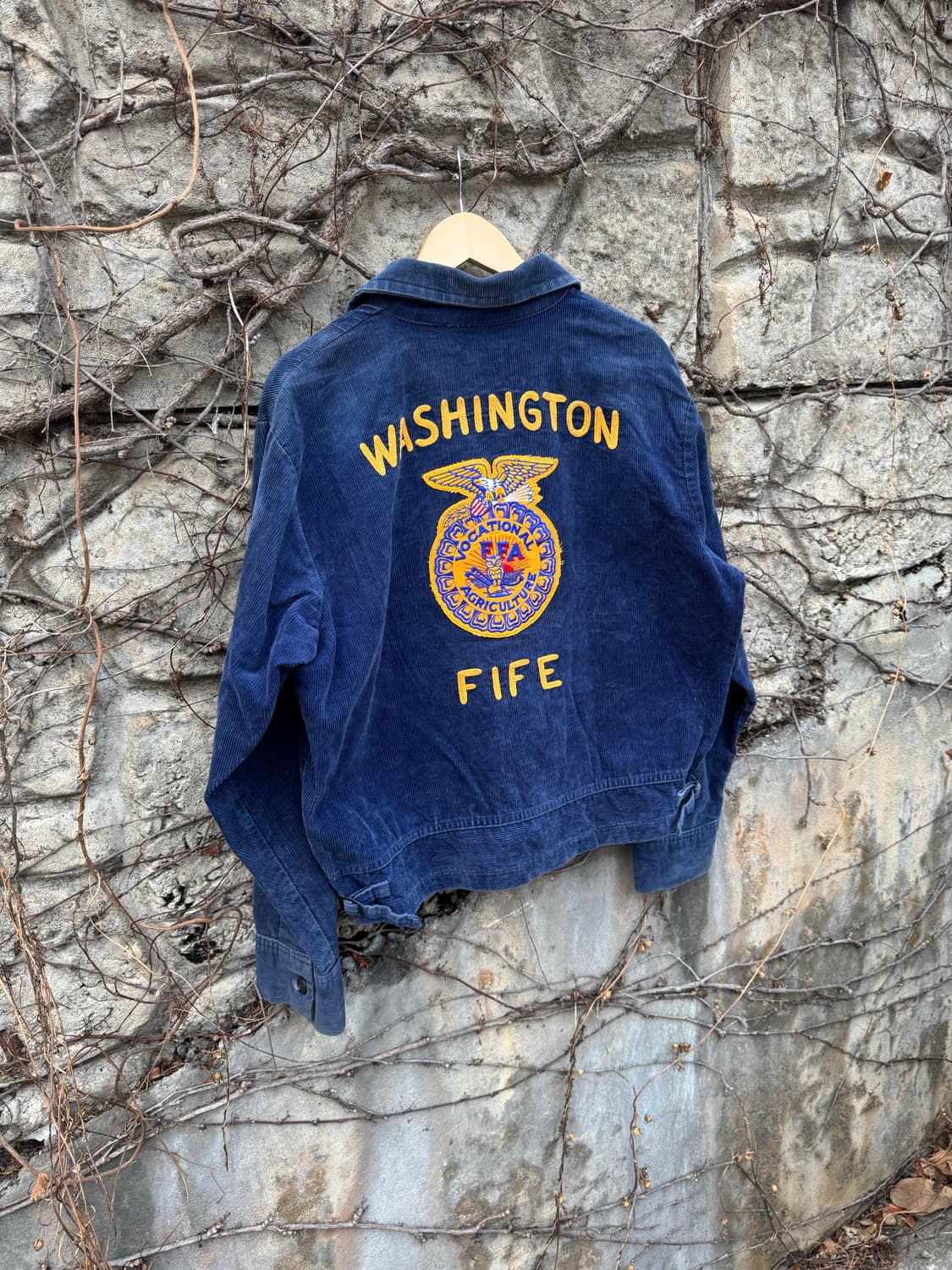 80s FFA 오리지널 코듀로이 자켓 빈티지 체인스티치 상품이미지3