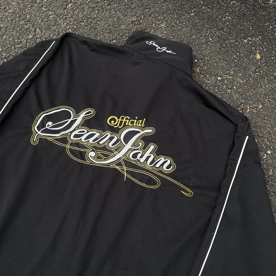 90s 션존 스펠아웃 빅로고 올드스쿨 트랙탑 오버핏 져지 XL 상품이미지2