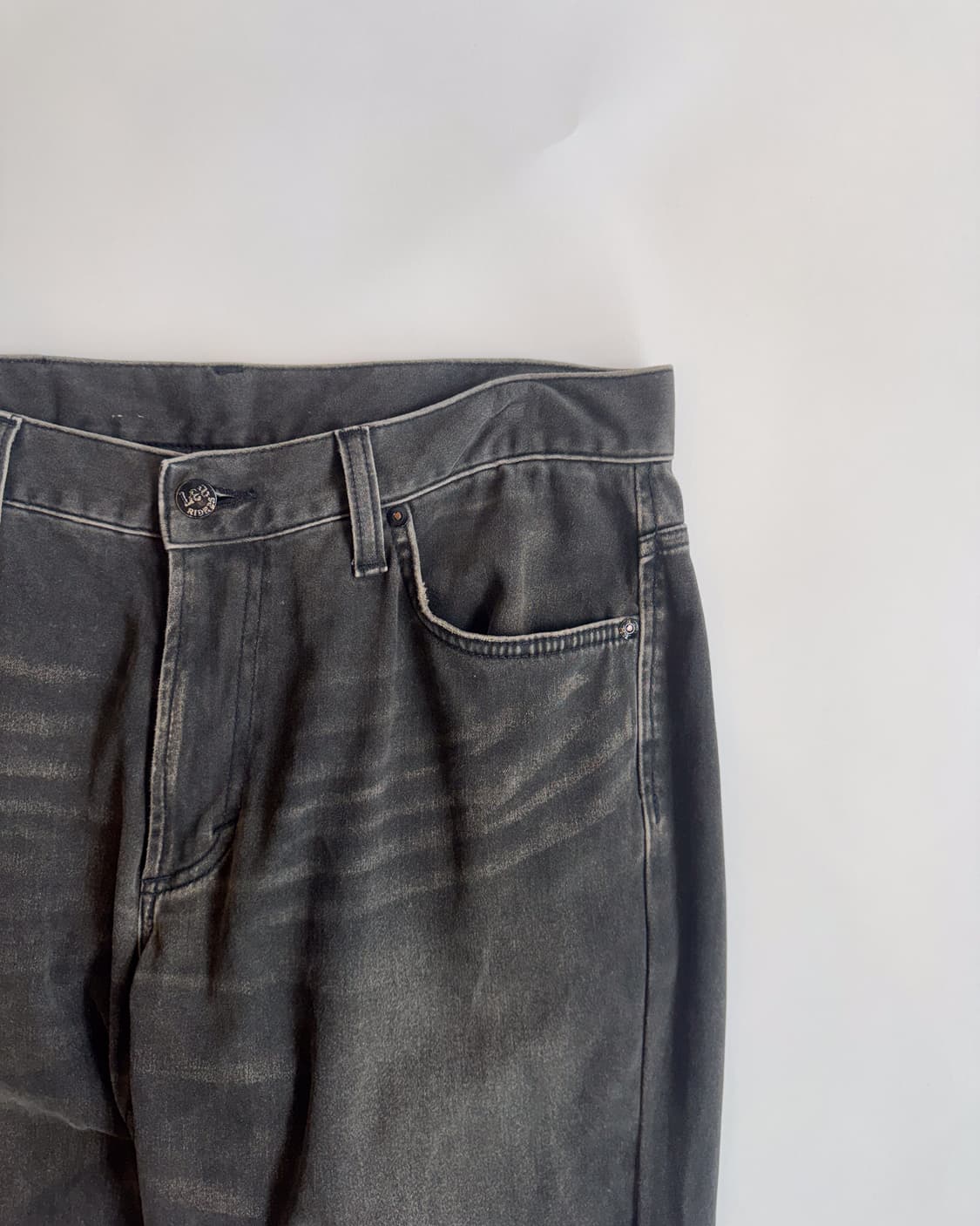 Vintage Lee Black Faded Jeans 상품이미지2