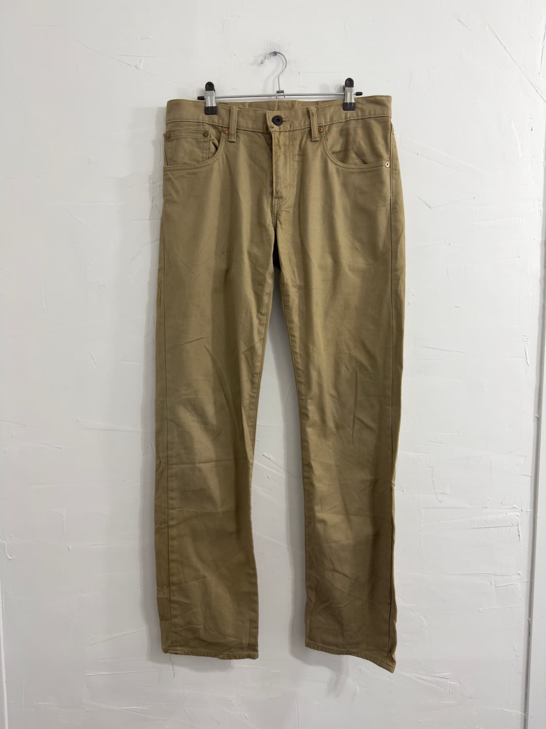 levis502 beige cotton pants 상품이미지2