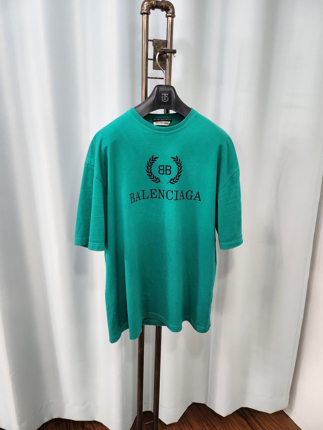 발렌시아가 그린 월계수 반팔 티셔츠 S/105 상품이미지3