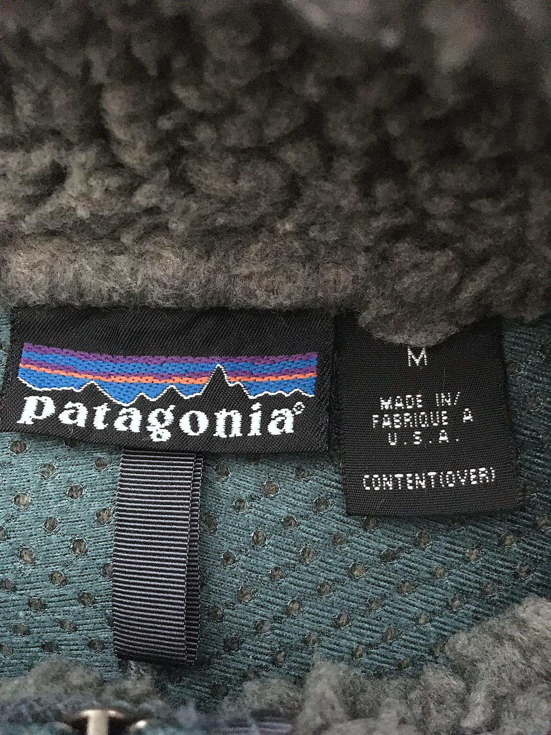 00s Asphalt grey classic retro deep pile 상품이미지3