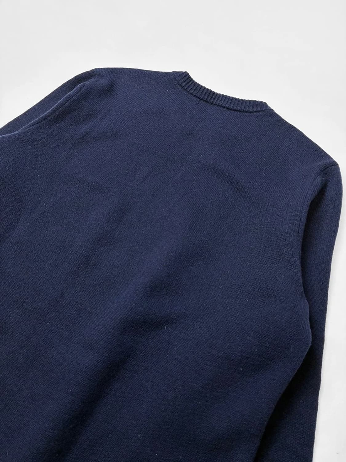 프레드페리 헤비 울 체크 패턴 라운드 니트 PN5195 상품이미지5