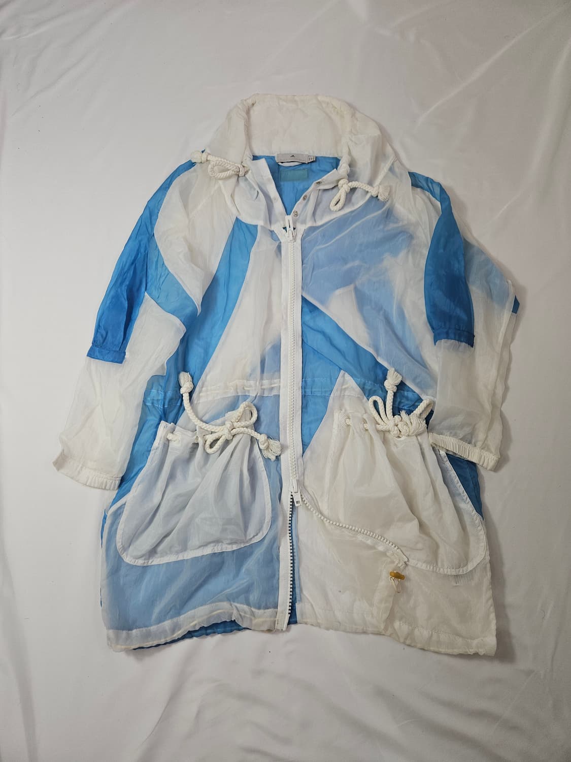 아디다스 스탤라맥카트니 경량 스트링 쉐링 코트 바람막이 y2k 일본 90 상품이미지1