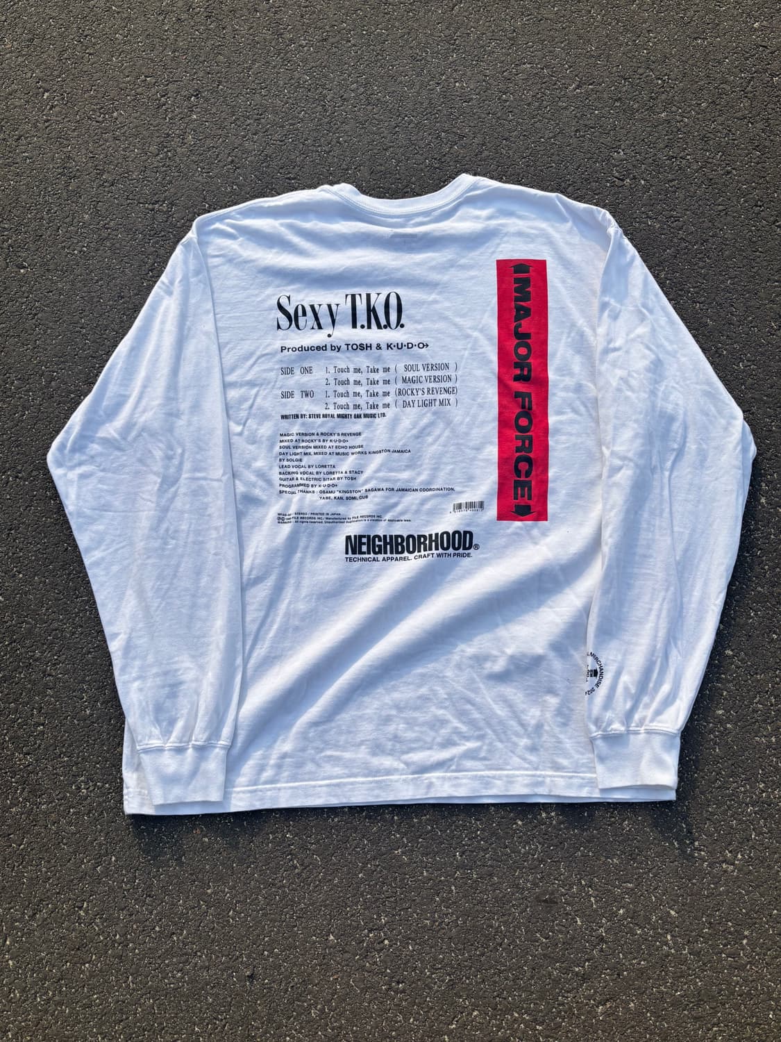 네이버후드 x 메이저 포스 롱슬리브 티셔츠 상품이미지4