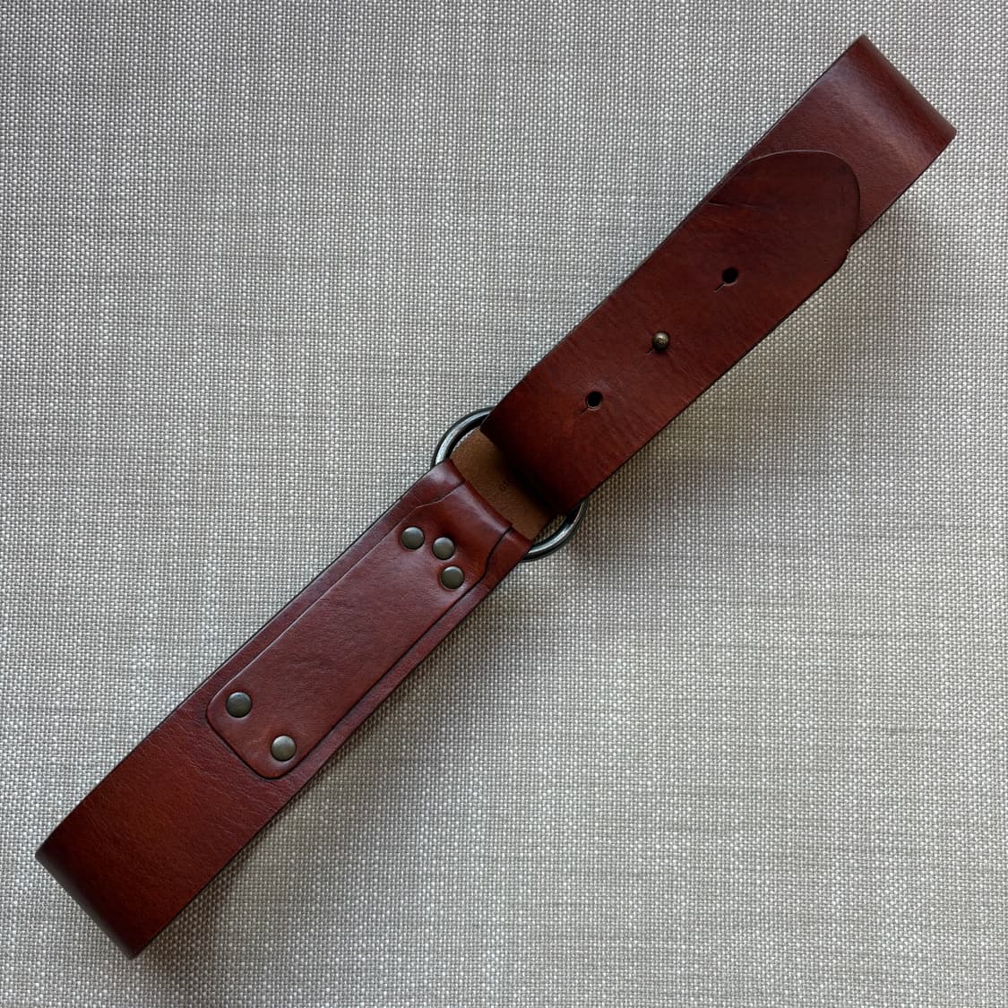 [32-34]Eddie Bauer WB 레더 링버클 스터드 벨트 상품이미지3