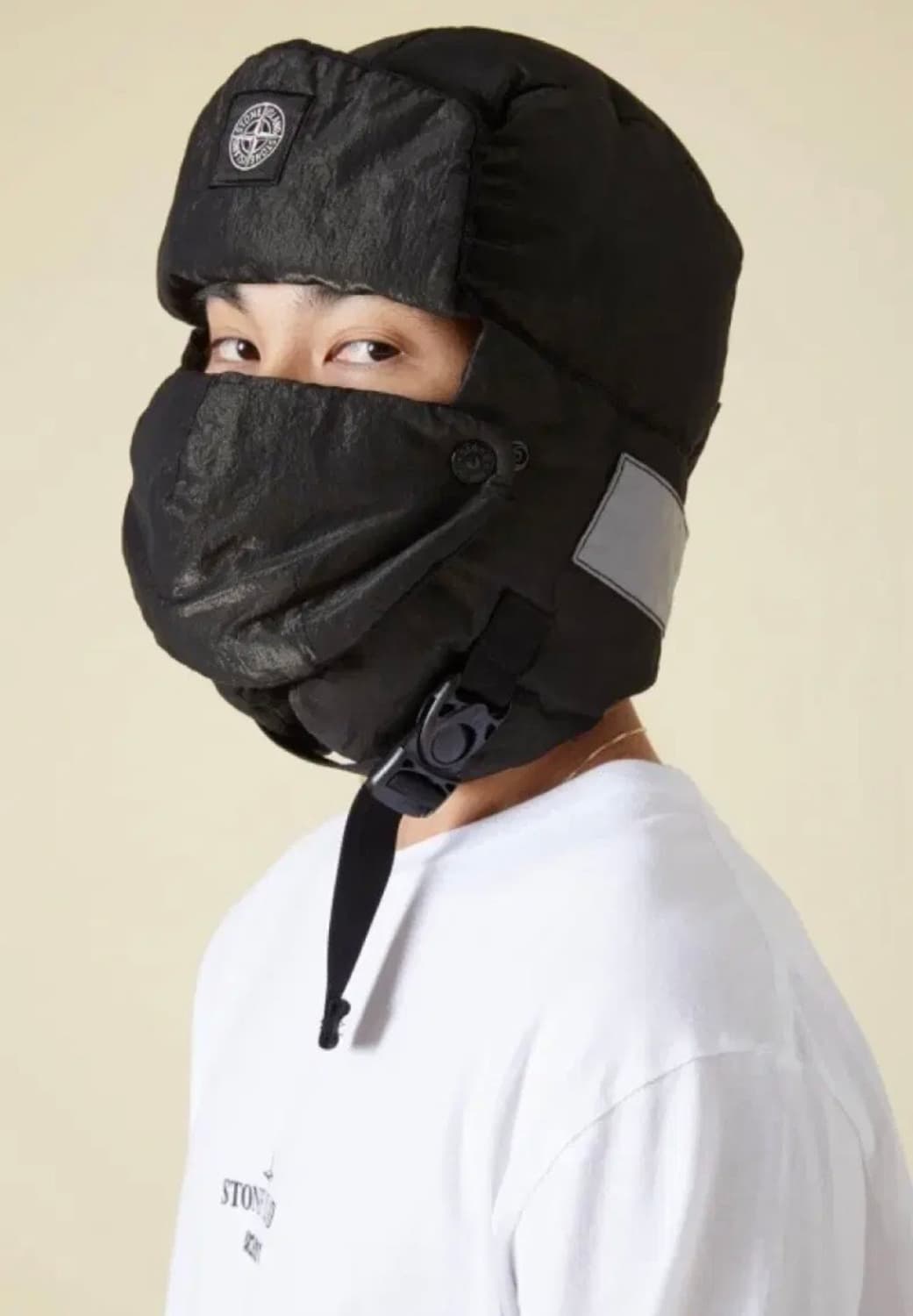 [L]스톤아일랜드 블랙 패딩 트루퍼햇 상품이미지8