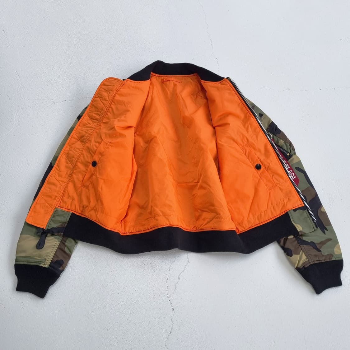 알파인더스트리 카모 MA-1 슬림핏 - M 상품이미지3