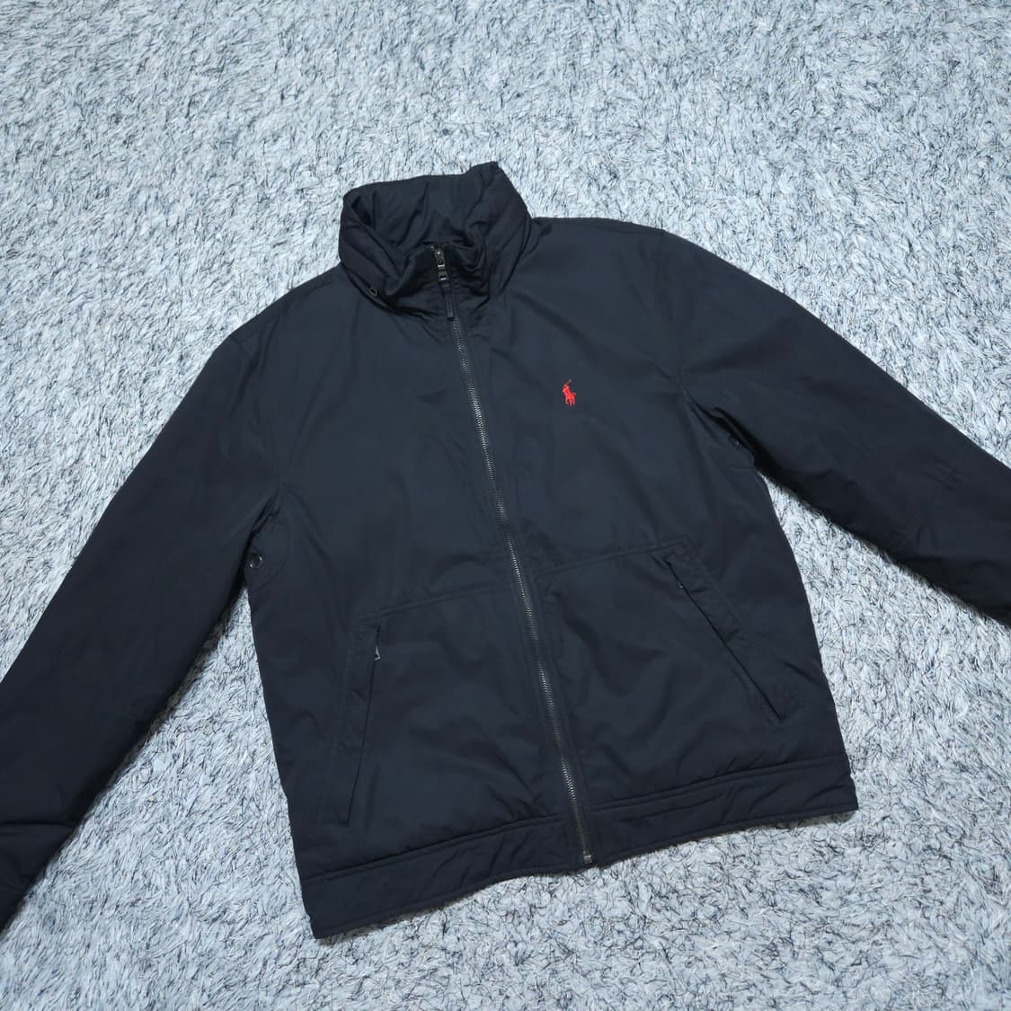 폴로랄프로렌) L 남자 블랙 스윙탑 기모점퍼자켓 / 왕눈이샵 상품이미지2