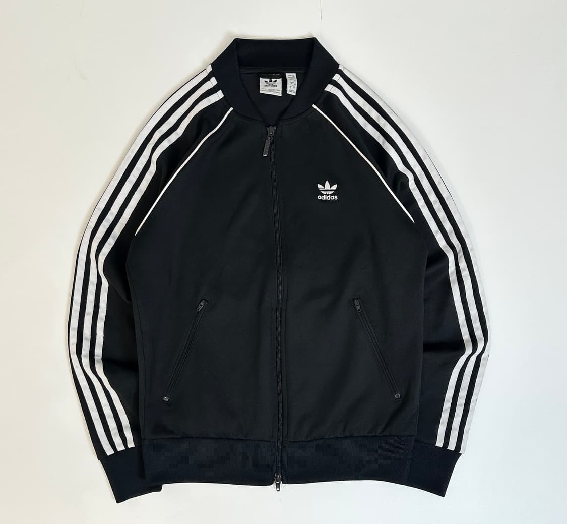 아디다스 2way 블랙 트랙탑 저지 M 상품이미지2