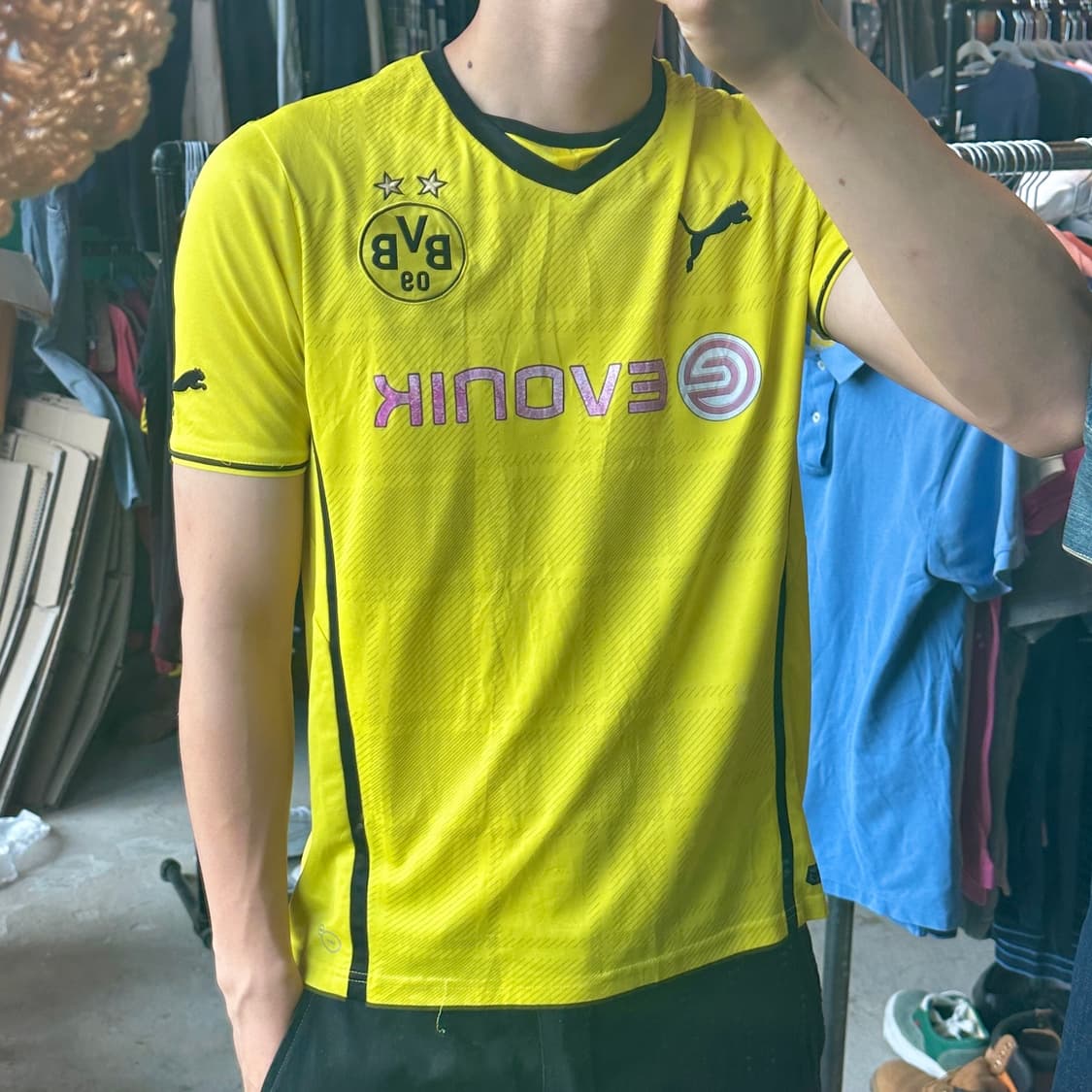 푸마 도르트문트 미키타리안 어센틱 유니폼 풋볼티 M 상품이미지1