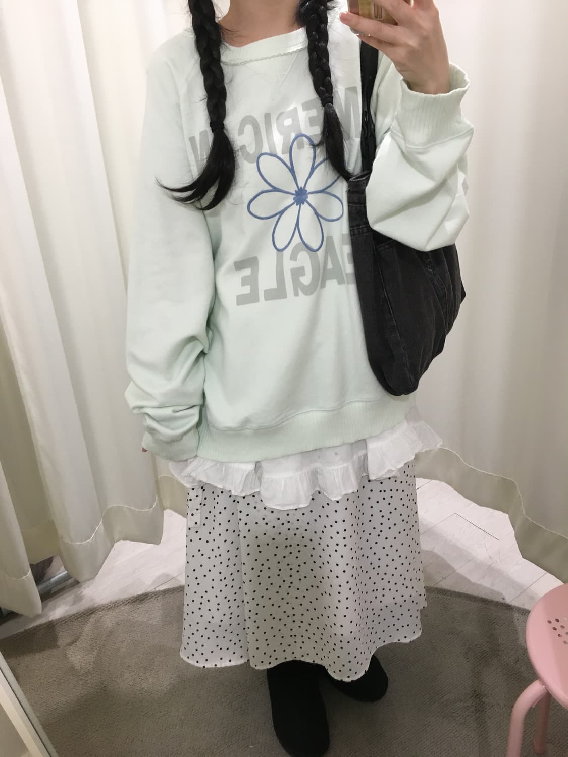 american eagle mint sweatshirt 상품이미지2