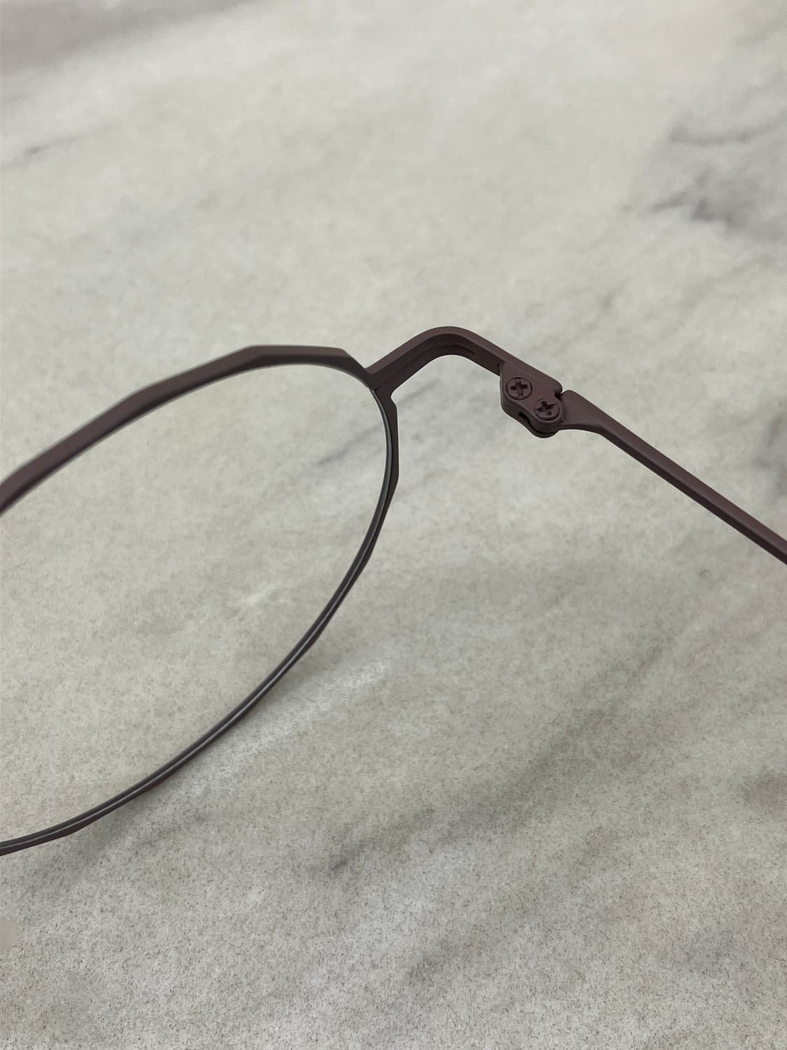 크루세이드 Crusade 연브라운 다각 라운드 메탈테 안경 상품이미지3