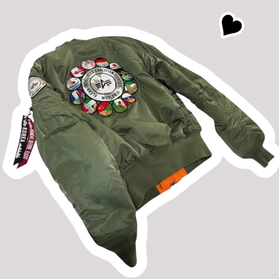 알파인더스트릿 MA-1 콜리션 포스 자켓 상품이미지1