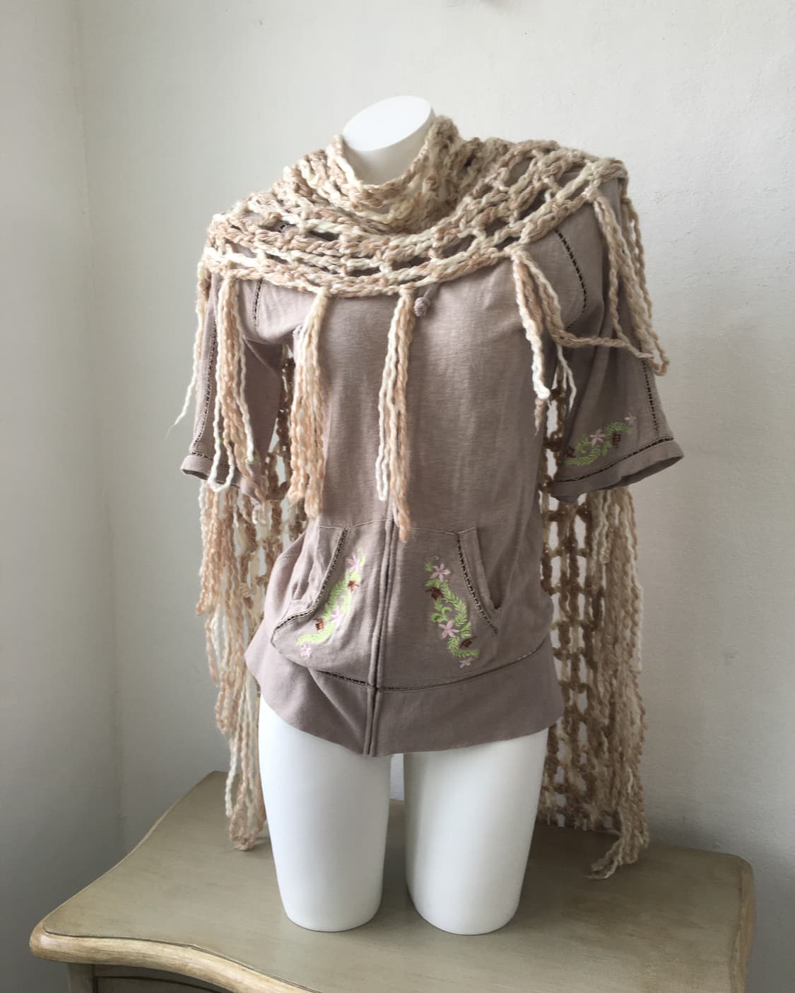  fringe point net muffler 상품이미지2