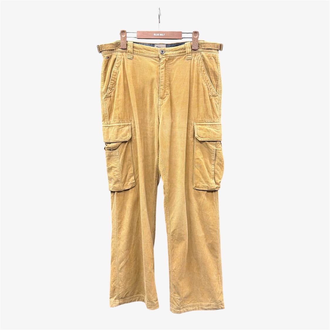 타미힐피거 코듀로이 워크팬츠 카고포켓 비조 디테일 카멜 상품이미지1
