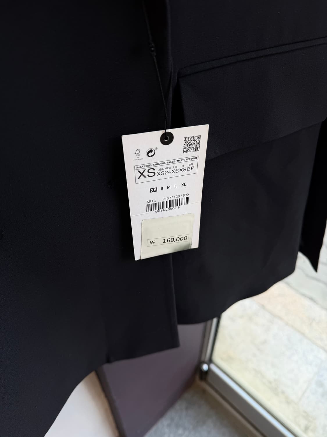 XS/ 자라 울 케이프 블레이저 자켓(새상품) 상품이미지5