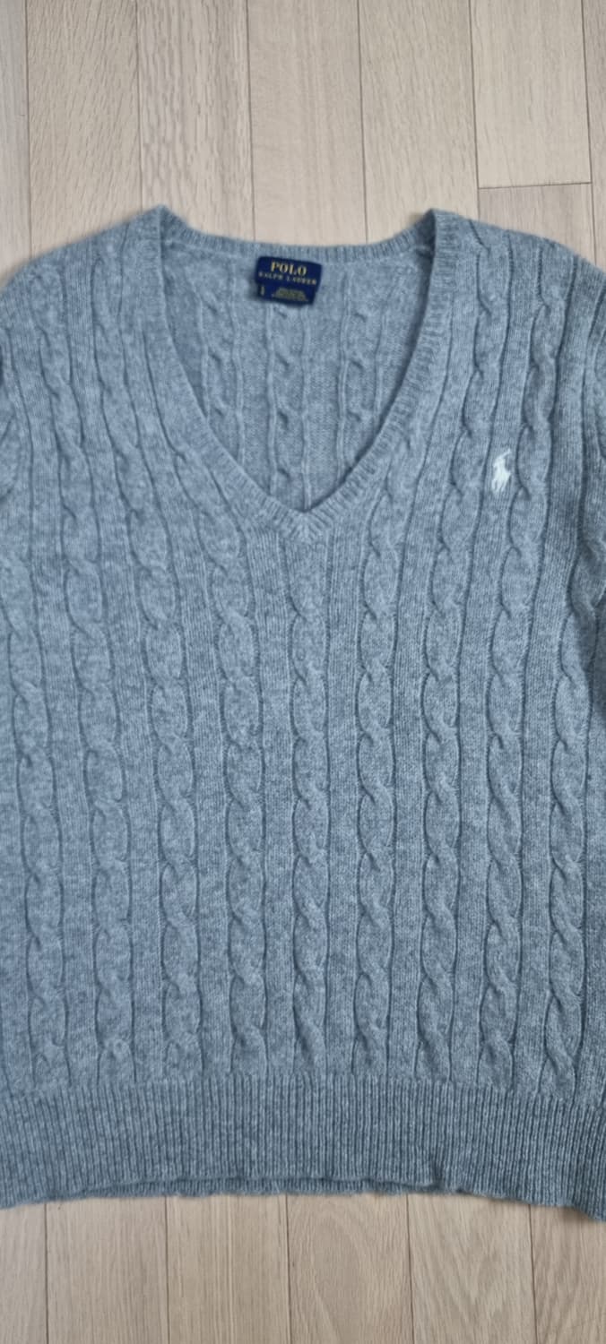 폴로랄프로렌 V넥 울90,캐시미어 10% 니트 L _ 여성 상품이미지2