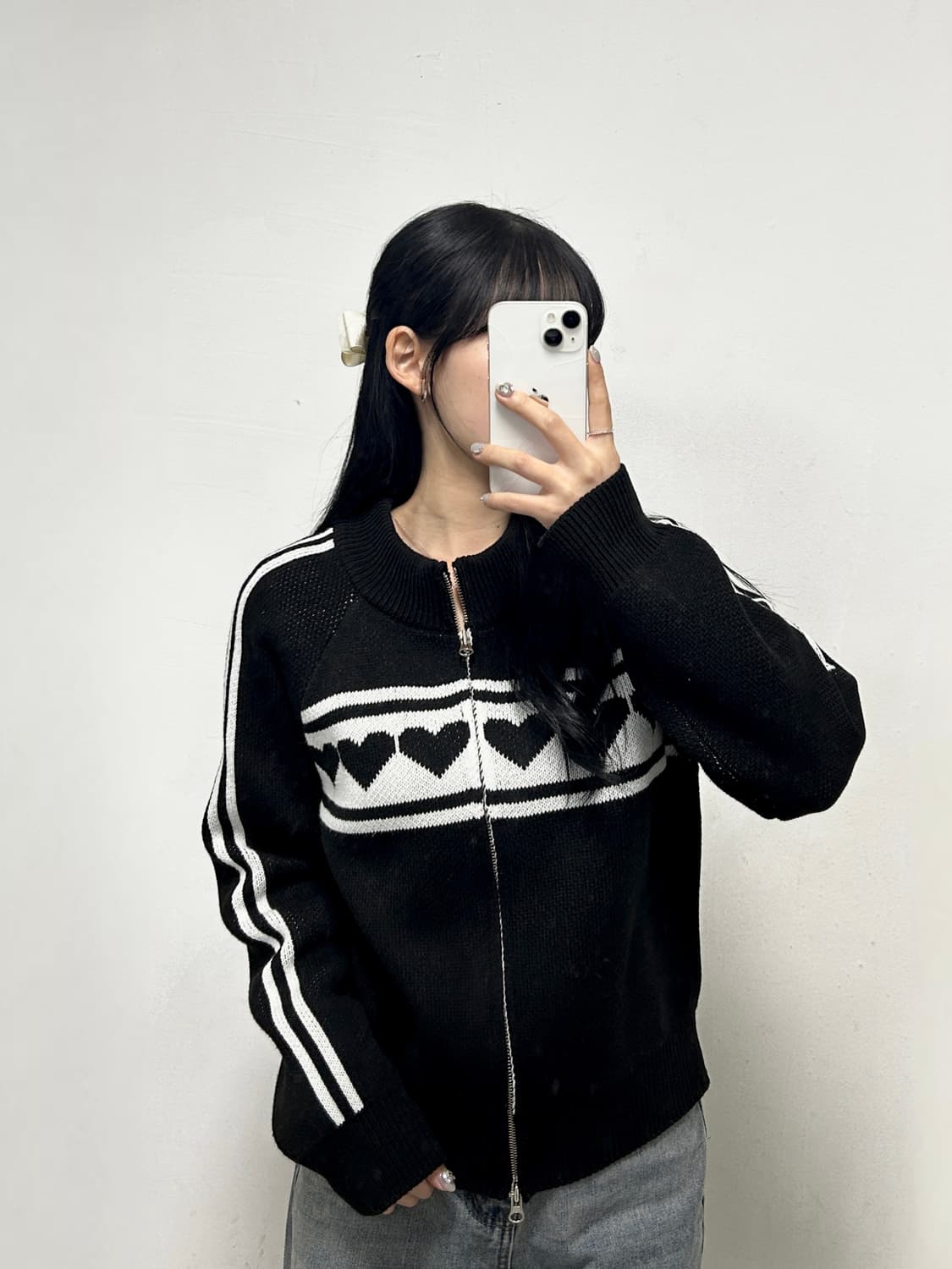 비지터 니트 집업  상품이미지1