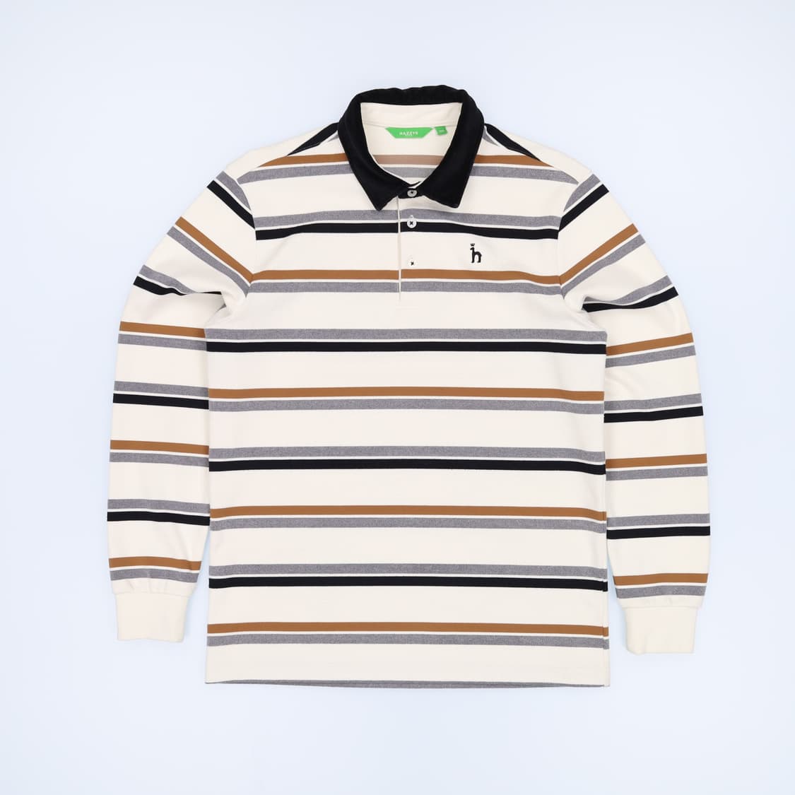 [100] 헤지스 골프 기모 코듀로이 카라 긴팔 티셔츠 3830 상품이미지1