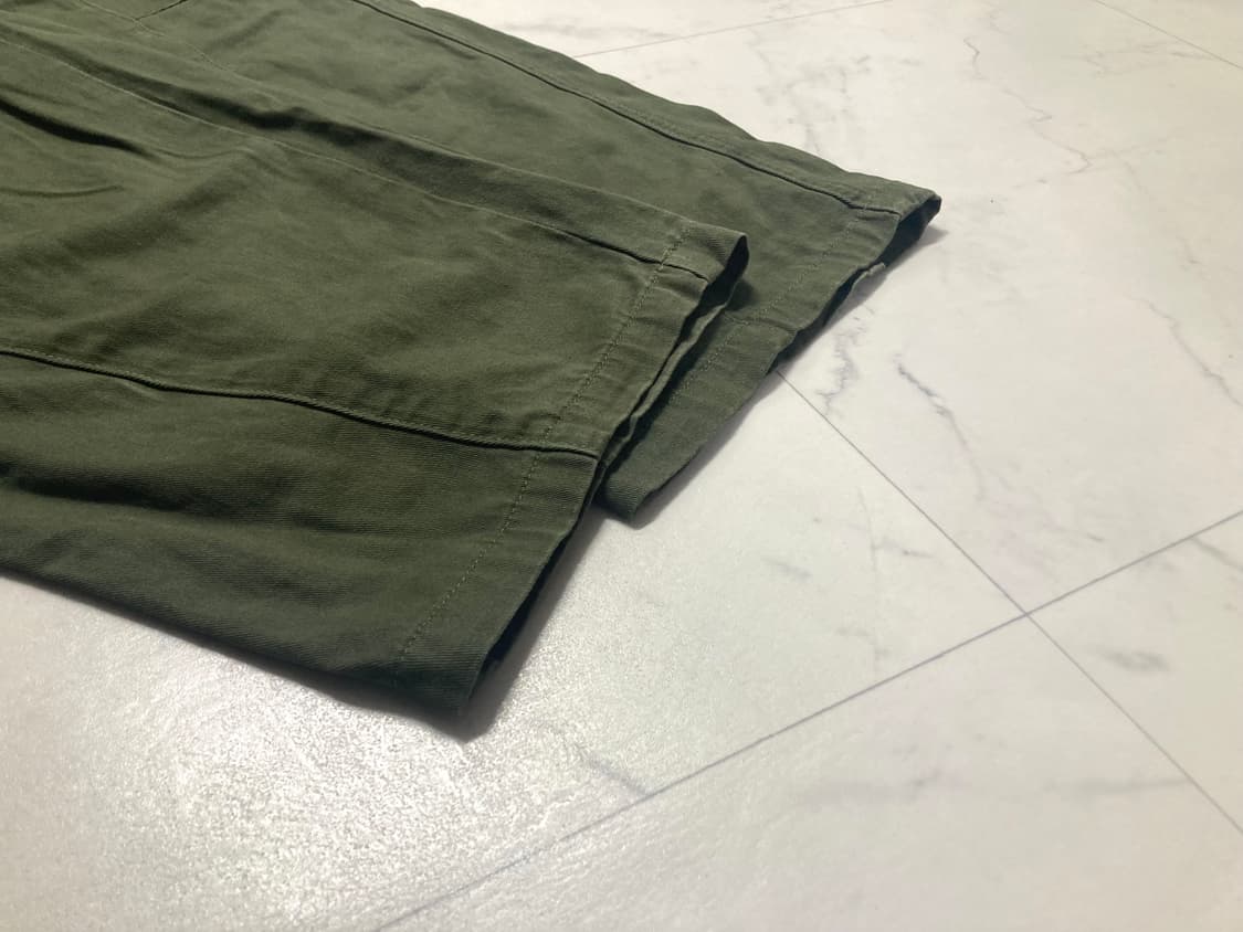 (새상품)언아웃핏 원턱 와이드 세미밴딩 카고 팬츠 36-38 상품이미지5