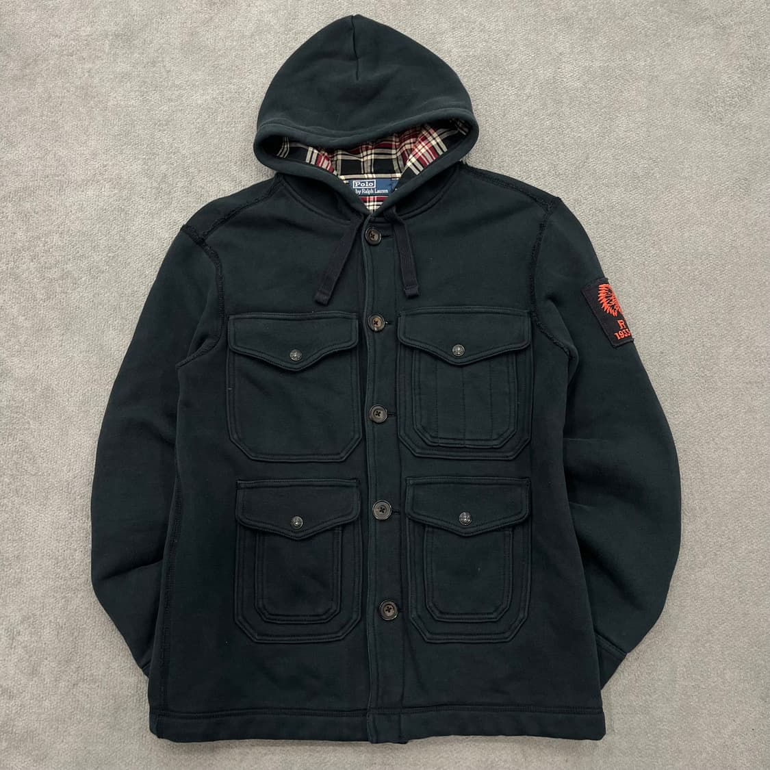 M 폴로 랄프로렌 쿼드포켓 인디안 후드 자켓 상품이미지1