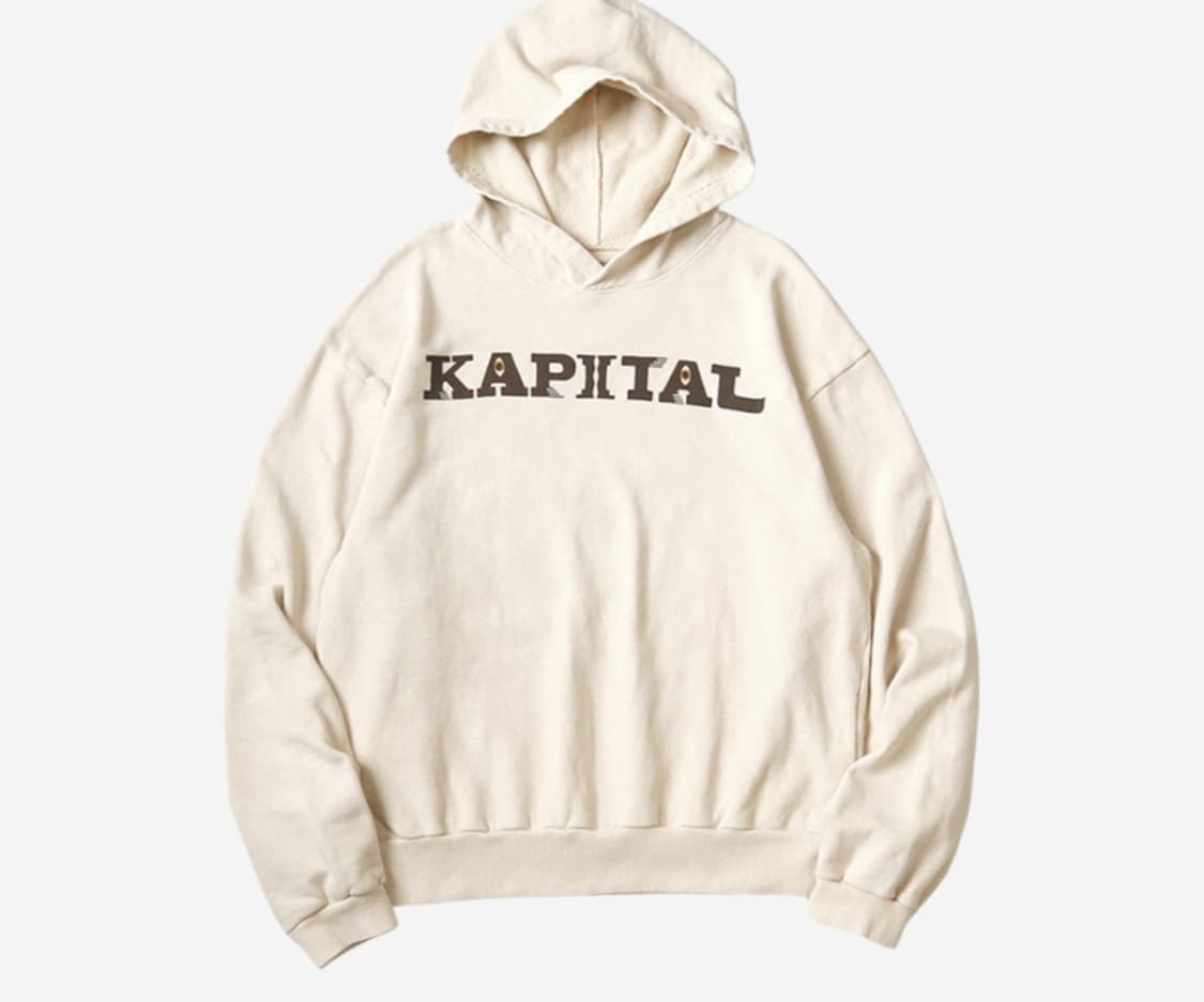 캐피탈 로고 후드 스피크이지 키나리 3size 상품이미지1