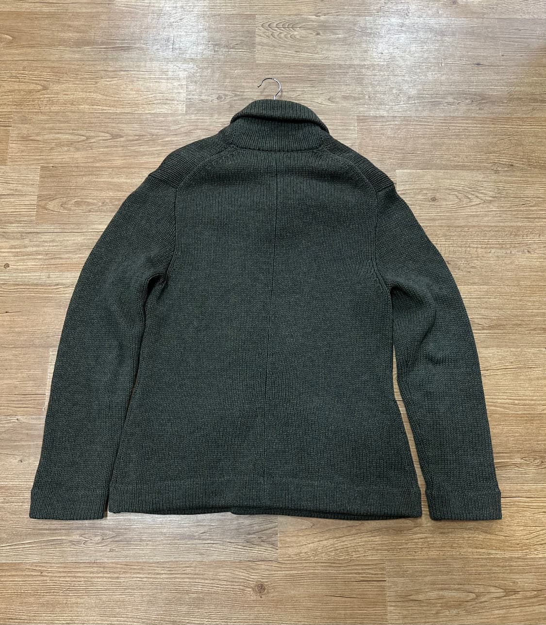 (XL)폴로 랄프로렌 램스울 숄카라 가디건 카키 상품이미지6