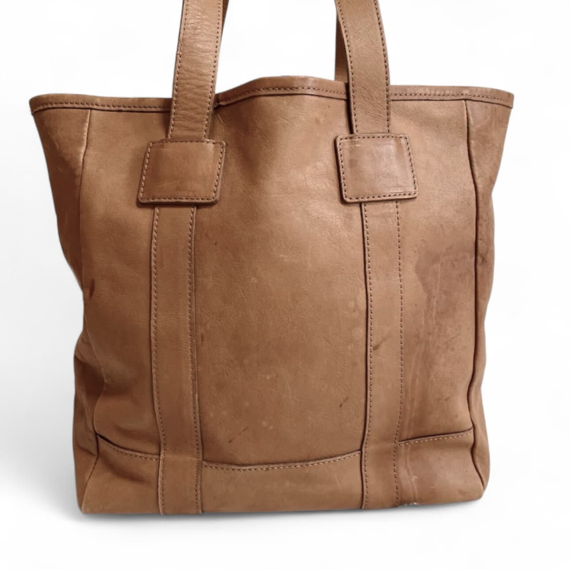 요시다 포터 소가죽 카멜 베이지 토트백 상품이미지2