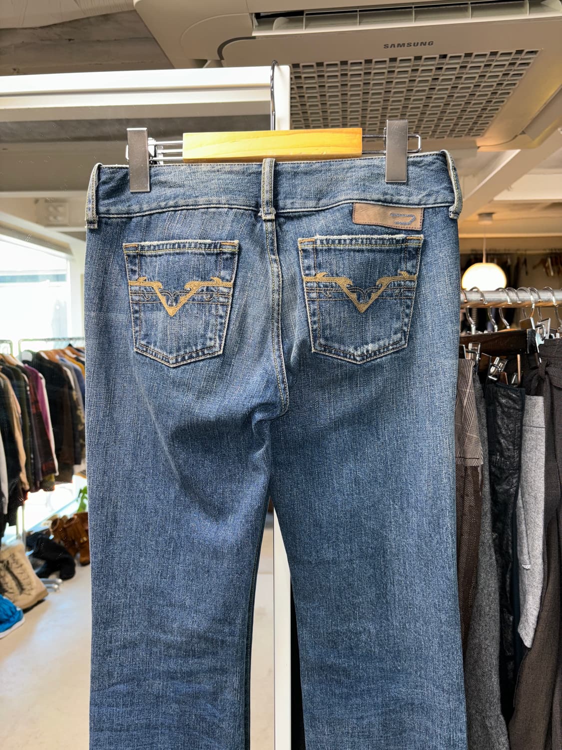 디젤 플레어 데님팬츠 상품이미지6