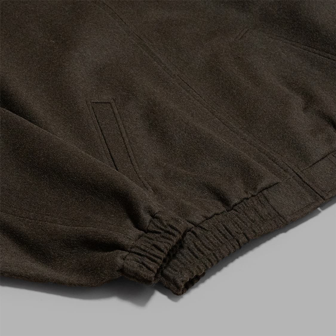 24AW 베이비 카멜 플란넬 집 블루종 상품이미지3