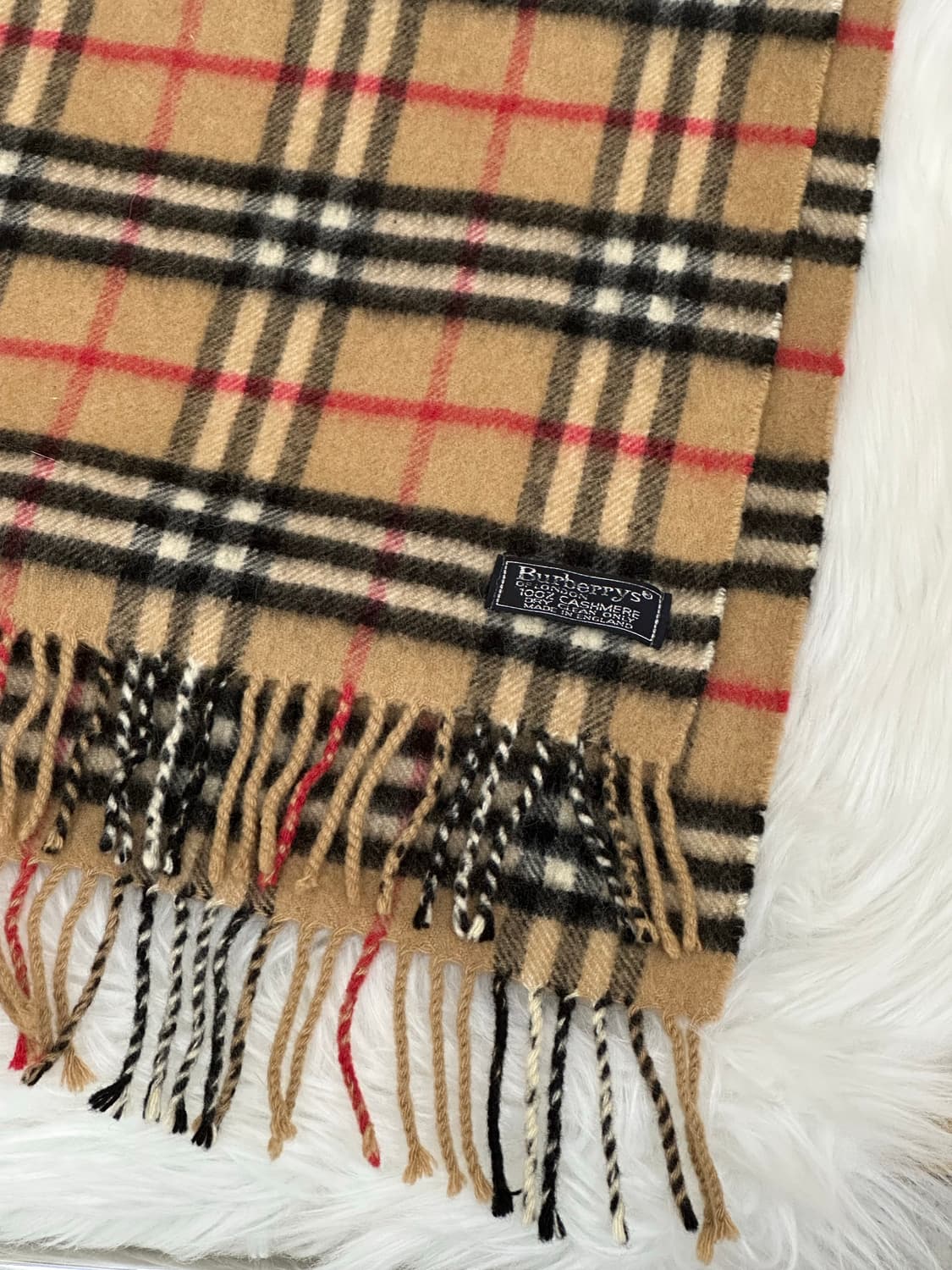 버버리 캐시미어 목도리 상품이미지1