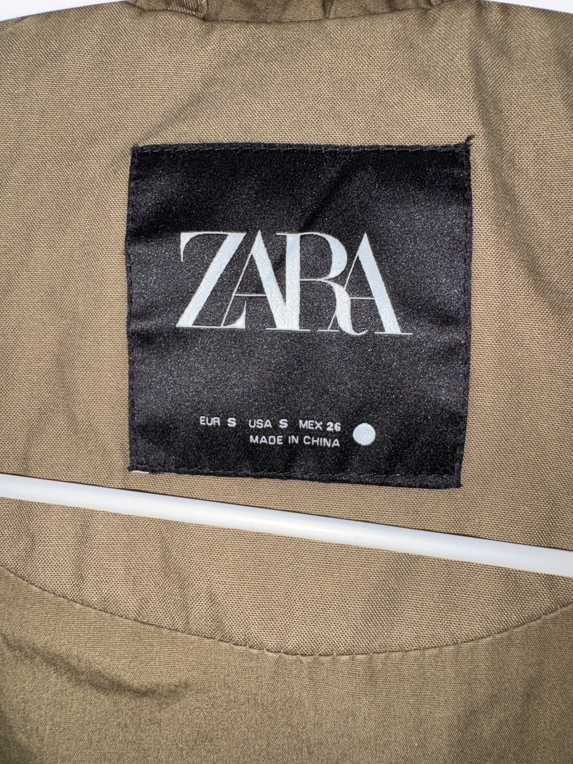 자라 밀리터리 오버사이즈 야상 상품이미지7