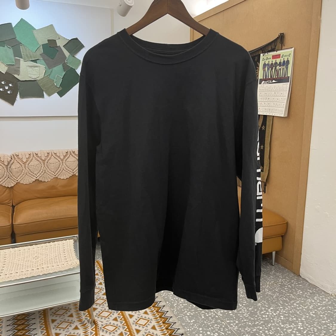 칼하트 빈티지 캐주얼 레트로 슬리브로고 롱슬리브 M C10916 상품이미지3