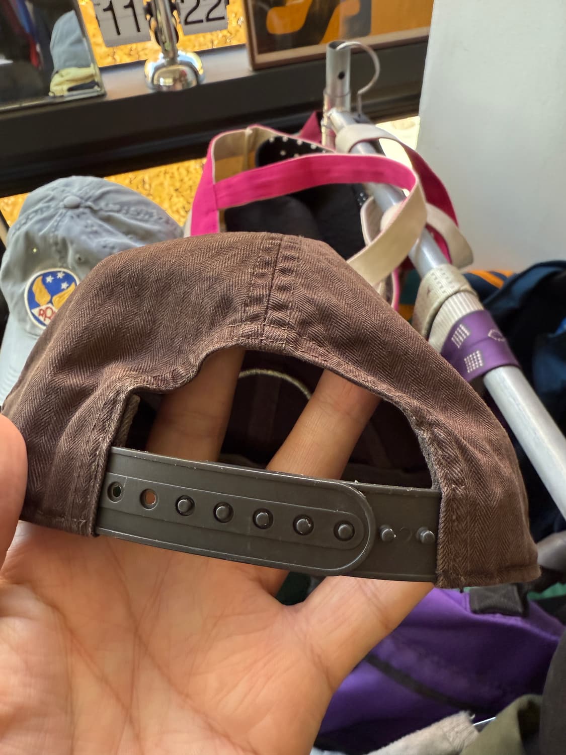 RRL 러스틱 브라운 윙로고 트윌 볼캡 상품이미지5