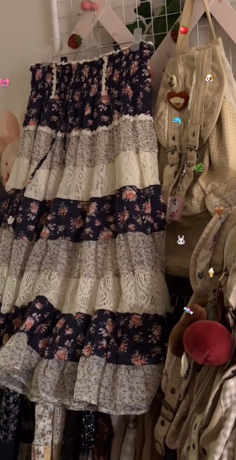 모리걸 패치스커트 패치원피스 상품이미지1